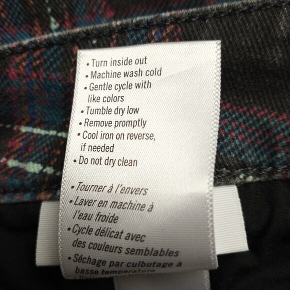 PAIGE Hoxton Ankle Tartan Plaid Jeans  29 - Picture 9 of 9